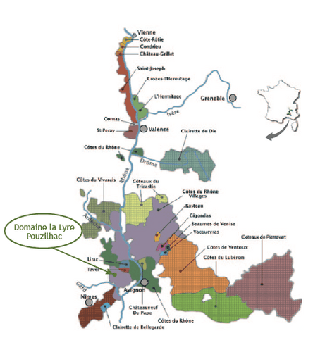Carte Domaine de La Lyre